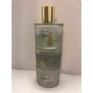 Victoria's Secret Marine Spa Trio Spray Colognes Inspiring Uplifting Peaceful